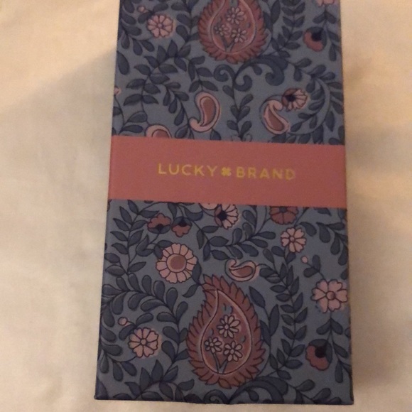 Lucky Brand Gold Tone Snake Stud Earrings & Moon Lariat Necklace NWT & Box - Picture 11 of 15